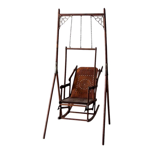 Victorian Decorative Swing Chair For Sale