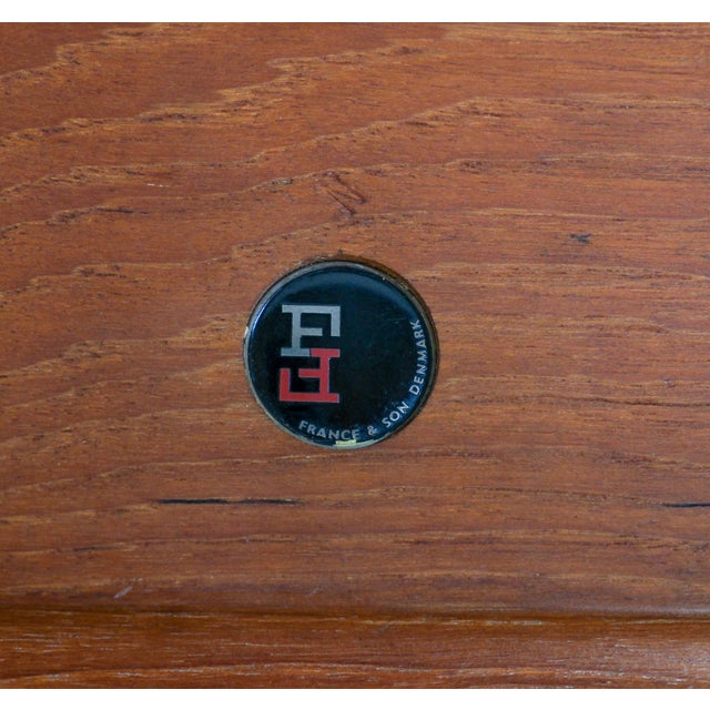 1960s Danish Teak Side Table by Peter Hvidt & Orla Mølgaard-Nielsen for France & Søn, 1950s For Sale - Image 5 of 12