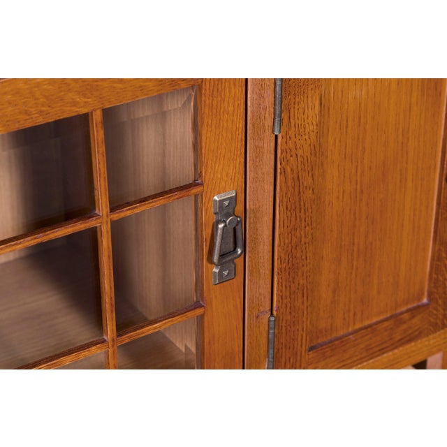 Brown Mission Quarter Sawn Oak 72" Tv Stand - Michael's Cherry (Mc-A) For Sale - Image 8 of 14