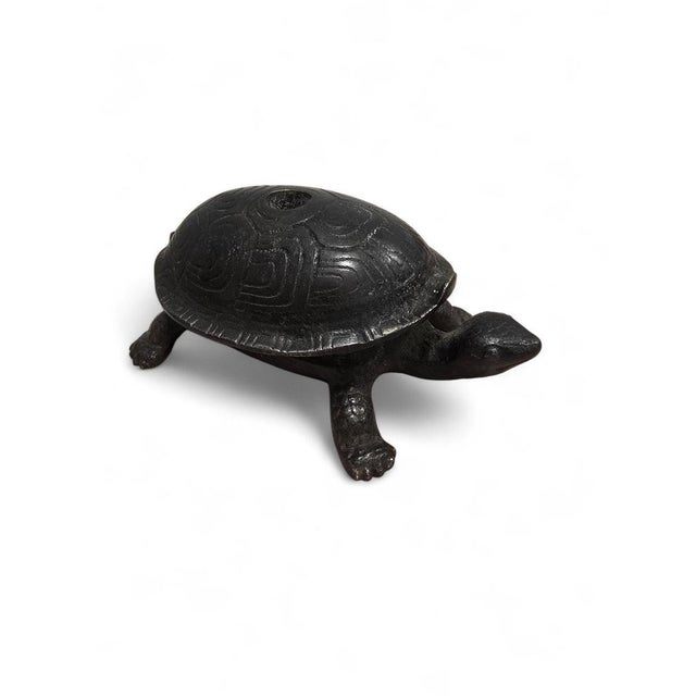 Metal Antique Cast Iron Turtle-Form Cigar Cutter, 1880 For Sale - Image 7 of 10