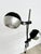 Black 2-Spot Floor Lamp in Brushed Steel and Matte Black from Fase, 1970s For Sale - Image 8 of 12
