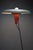 Mid-Century Tripod NX 38 Floor Lamp with Red Cone and Grey Saucer Shade by Louis Kalff for Philips, Netherlands, 1950s For Sale - Image 13 of 14