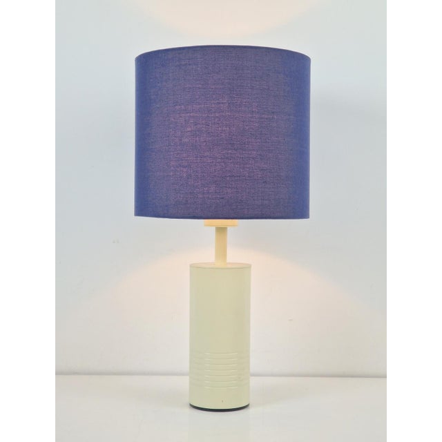 Minimalist Mid Century Table Lamp Metal '70 A Vintage table lamp from 1970, designed and manufactured in Italy. A...