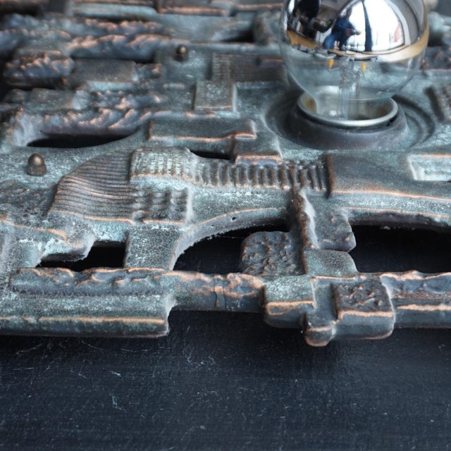 Brutalist Wall Lamp from Brakelmann & Becker, 1970s For Sale - Image 11 of 15