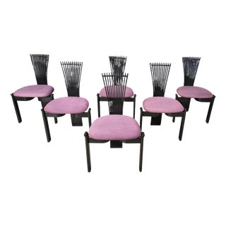 Totem Chairs by Torstein Nilsen for Westnofa, 1980s, Set of 6 For Sale