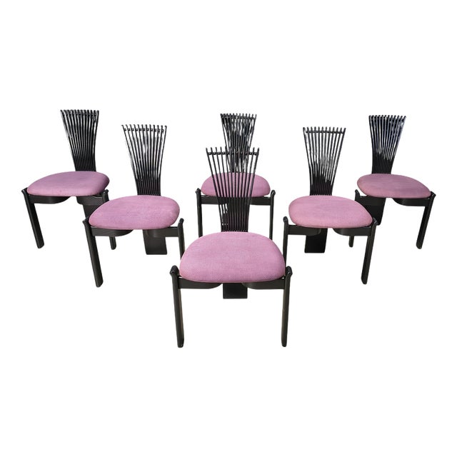 Totem Chairs by Torstein Nilsen for Westnofa, 1980s, Set of 6 For Sale