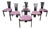 Totem Chairs by Torstein Nilsen for Westnofa, 1980s, Set of 6 For Sale