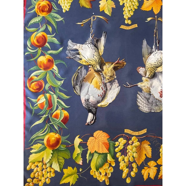 Textile Hermès Silk Scarf “Fructidor” 1979 For Sale - Image 7 of 10