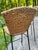 Late 20th Century Wicker Iron Bar Counter Stools Pair For Sale - Image 6 of 10