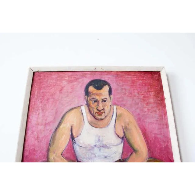 Art Deco "The Sculptor at Rest" Painting by Maurice Glickman For Sale - Image 3 of 6