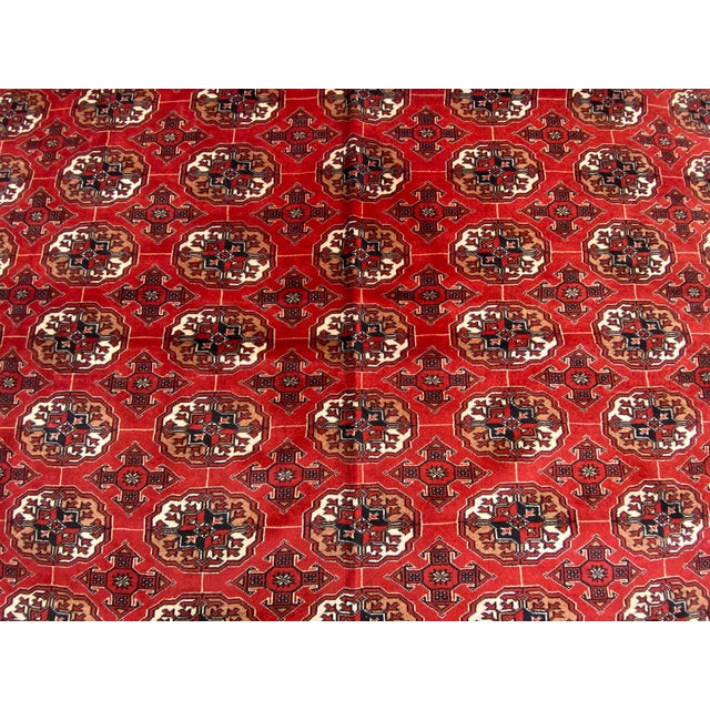 Turkmen Tekke Living Area Rug For Sale - Image 4 of 9