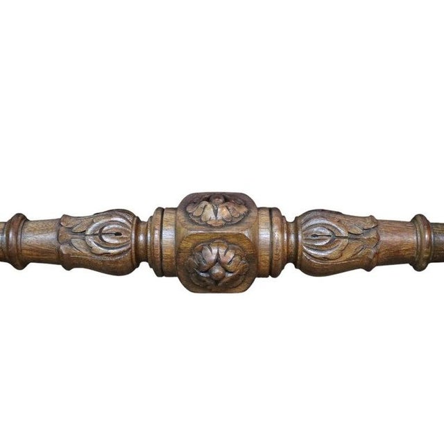 1900 - 1909 Antique Baroque Style Figural Cherub Carved Walnut Marble Top Table C1900 For Sale - Image 5 of 11