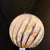 These vintage blue swirled pendants are hand blown and truly statement pieces. With specs of color around tbe bottom, they...
