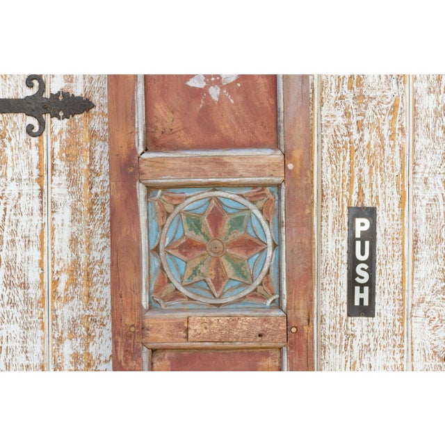 19th Century Javanese Painted Star Wall Panel For Sale - Image 4 of 9