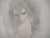 Marie Laurencin, Seductress, Original Pencil Drawing For Sale - Image 4 of 6