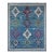 Blue Moroccan Style Tribal Rug 8x9 For Sale
