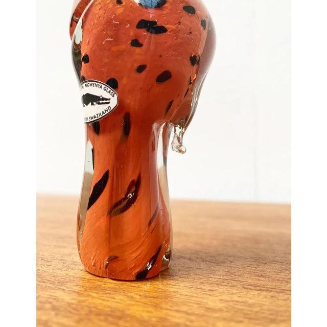 Vintage Handmade African Glass Giraffe from Ngwenya Glass For Sale - Image 10 of 18