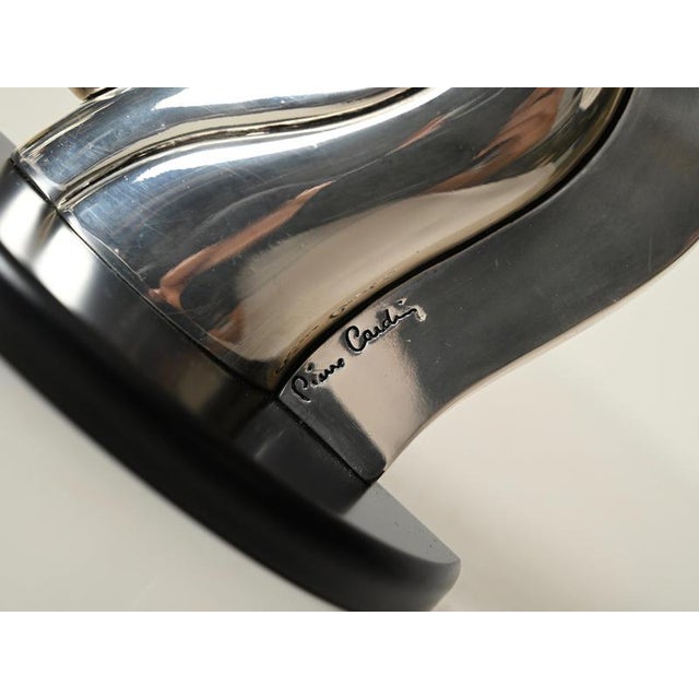 Silver-Plated Horse Bookends by Pierre Cardin for Lamag, Italy, 1980s, Set of 2 For Sale - Image 11 of 16
