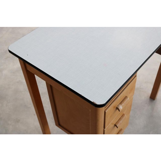 1970s Vintage Desk by Piet Zwart for Bruynzeel, 1970s For Sale - Image 5 of 7