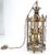 Mid 20th Century Mid Centry Modern Large Italian Pendant Bronze Oxide Gilt Ornate Metal Light Fixture Chandelier For Sale - Image 10 of 18