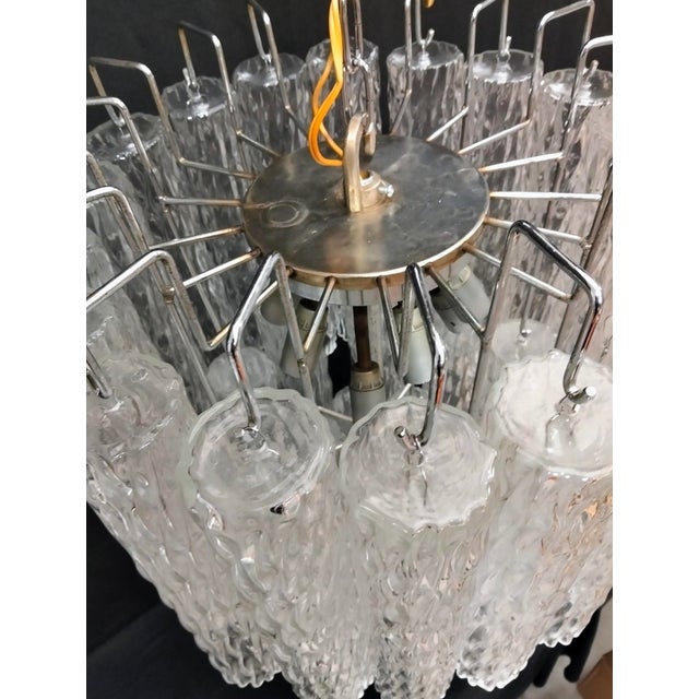 Chandelier with Tubes from VeArt, 1960s For Sale - Image 8 of 9