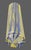 Glass Vintage Attributed Murano Art Glass Striped Ribbon Motif Cylindrical Tube Vase For Sale - Image 7 of 8