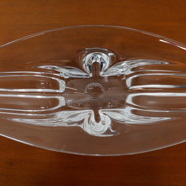 Transparent Big Size Midcentury Murano Glass Centerpiece For Sale - Image 8 of 18