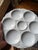 Art Deco 1910s French Art Deco Sareggemines Oyster Plate in Pale Blue, 6 Available For Sale - Image 3 of 8