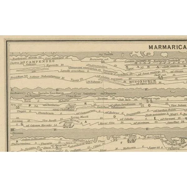 North African Coasts: Marmarica to Mauretania in Roman Times, 1880s For Sale - Image 3 of 6