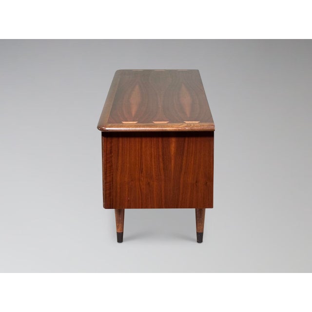 Wood Vintage Lane Acclaim Walnut Cedar Blanket Chest For Sale - Image 7 of 18