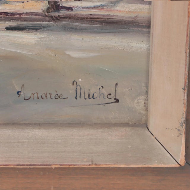 Andre Michel (French, b.1945) "Notre-Dame De Paris Cathedral", Oil on Masonite. For Sale - Image 4 of 7