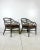 Vintage Lacquered Rattan Chairs- A Pair For Sale - Image 11 of 12