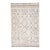 Contemporary Moroccan Style Handmade Ivory Wool Rug With Tribal Design For Sale