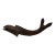 1970s Hand Carved Ironwood Whale or Dolphin Marine Animal Large 18” For Sale