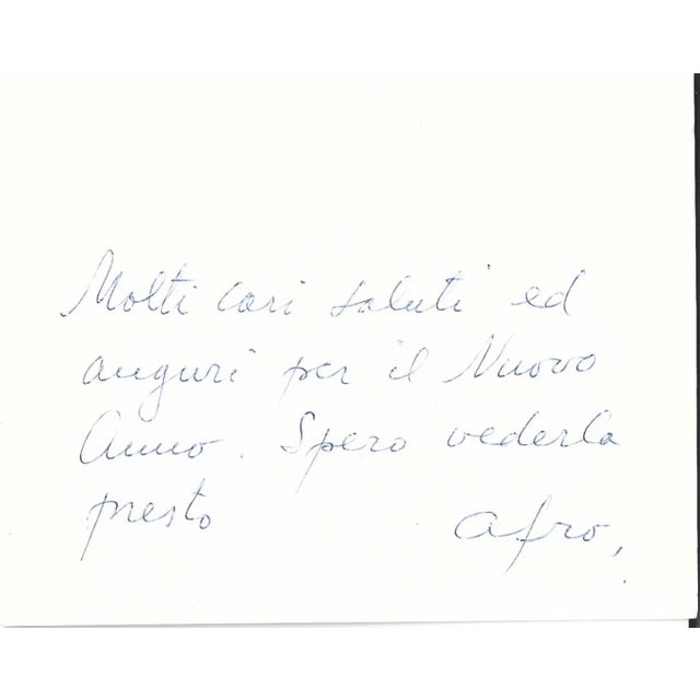 Lot of Manuscripts by Afro Basaldella, 1951-1970 For Sale - Image 6 of 9