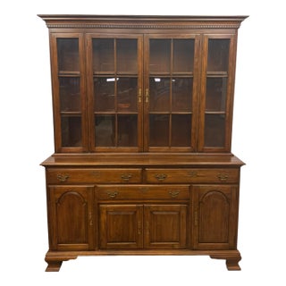 Vintage Pennsylvania House Chippendale Style Mahogany China / Display Cabinet For Sale