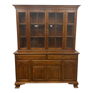 Vintage Pennsylvania House Chippendale Style Mahogany China / Display Cabinet