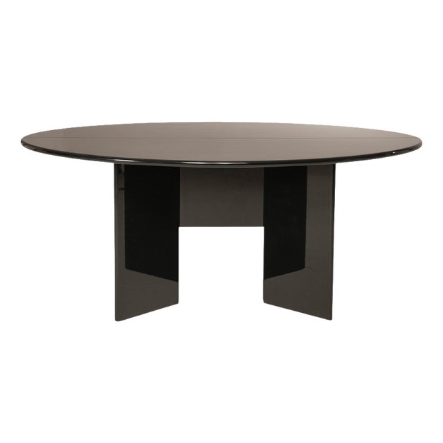 Black Lacquered Antella Console Table by Kazuhide Takahama for Cassina, 1975 For Sale