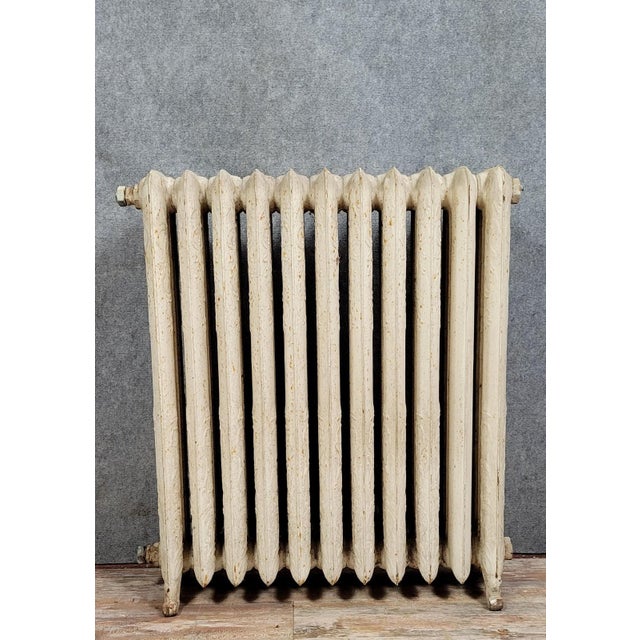 19th Century Floral Cast Iron Radiator, 1890s For Sale - Image 6 of 7