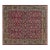 Antique Indian Agra Burgundy Background Rug For Sale