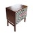 The chest of drawers, renovated Dark brown veneer on the sides and top, high-gloss removed, stained in the original color...