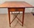 Antique American Cherry Dropleaf Pembroke Table With Cross Stretcher Base For Sale - Image 9 of 11