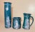 This 3 piece Mark Chamberlain cosmic deco handmade pottery lot is a stunning piece of contemporary art pottery crafted in...