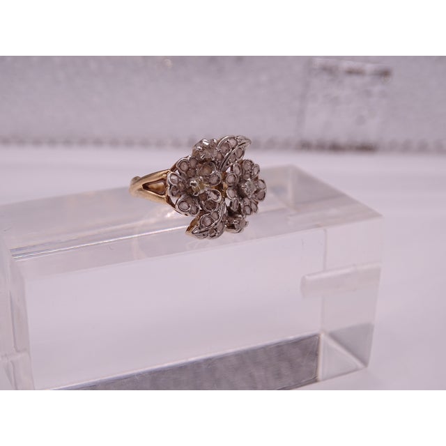 Art Nouveau 9 Karat Gold and Rock Crystal Ring, Spain, 1930s For Sale - Image 10 of 18