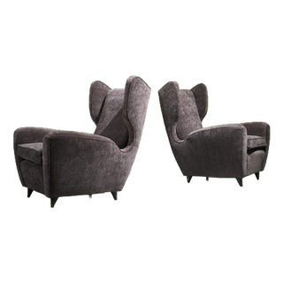 Lounge Chairs by Melchiorre Bega, Italy, 1950s, Set of 2 For Sale
