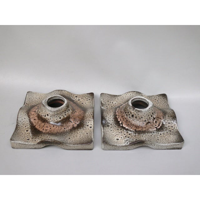 Wall Lights in Ceramic and Fat Lava by Martin Müller, 1970s, Set of 2 For Sale - Image 18 of 18