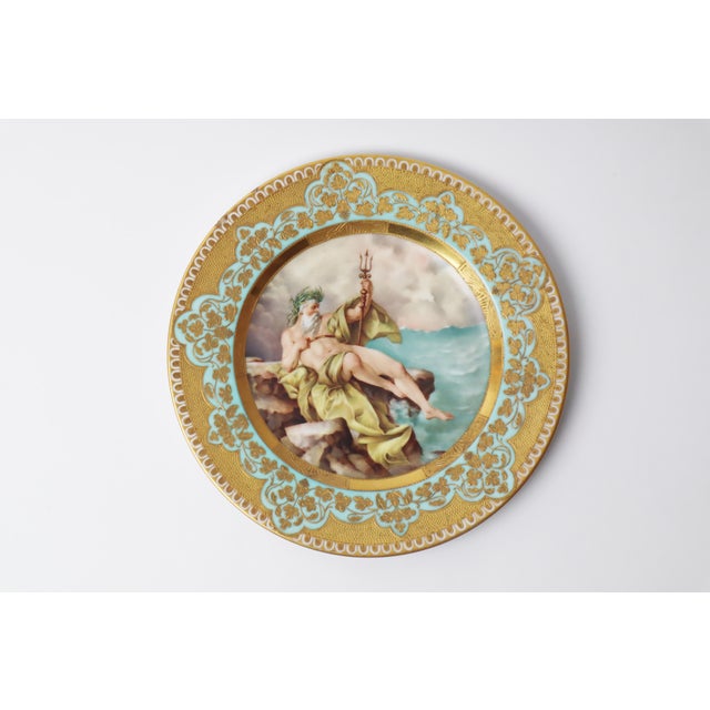 Masterly porcelain plate. According to the previous owner, the plate was given to a servant as a gift of honor. The...