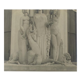 Paris, the 1925 Decorative Art Exhibition, View of the Ruhlmann Pavilion, Black and White Photography For Sale
