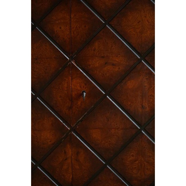 Brown Swedish Grace Art Deco Geometric Cabinet in Oak from Thysells Möbler, 1940s For Sale - Image 8 of 17