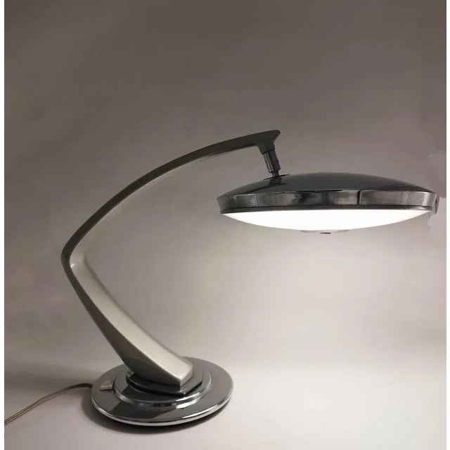 Metal Large Boomerang 2000 Articulated Desk Lamp from Fase, Spain, 1970s For Sale - Image 7 of 8